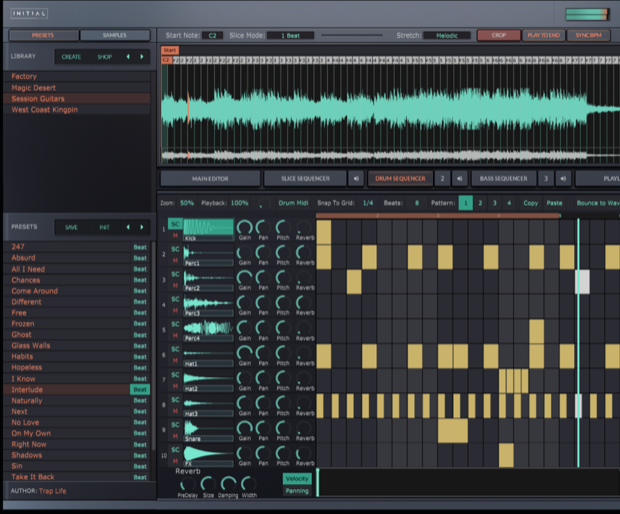 Initial Audio Slice Expansion